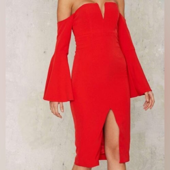 ◾️Bardot Jasmine Split Dress - Picture 6 of 16